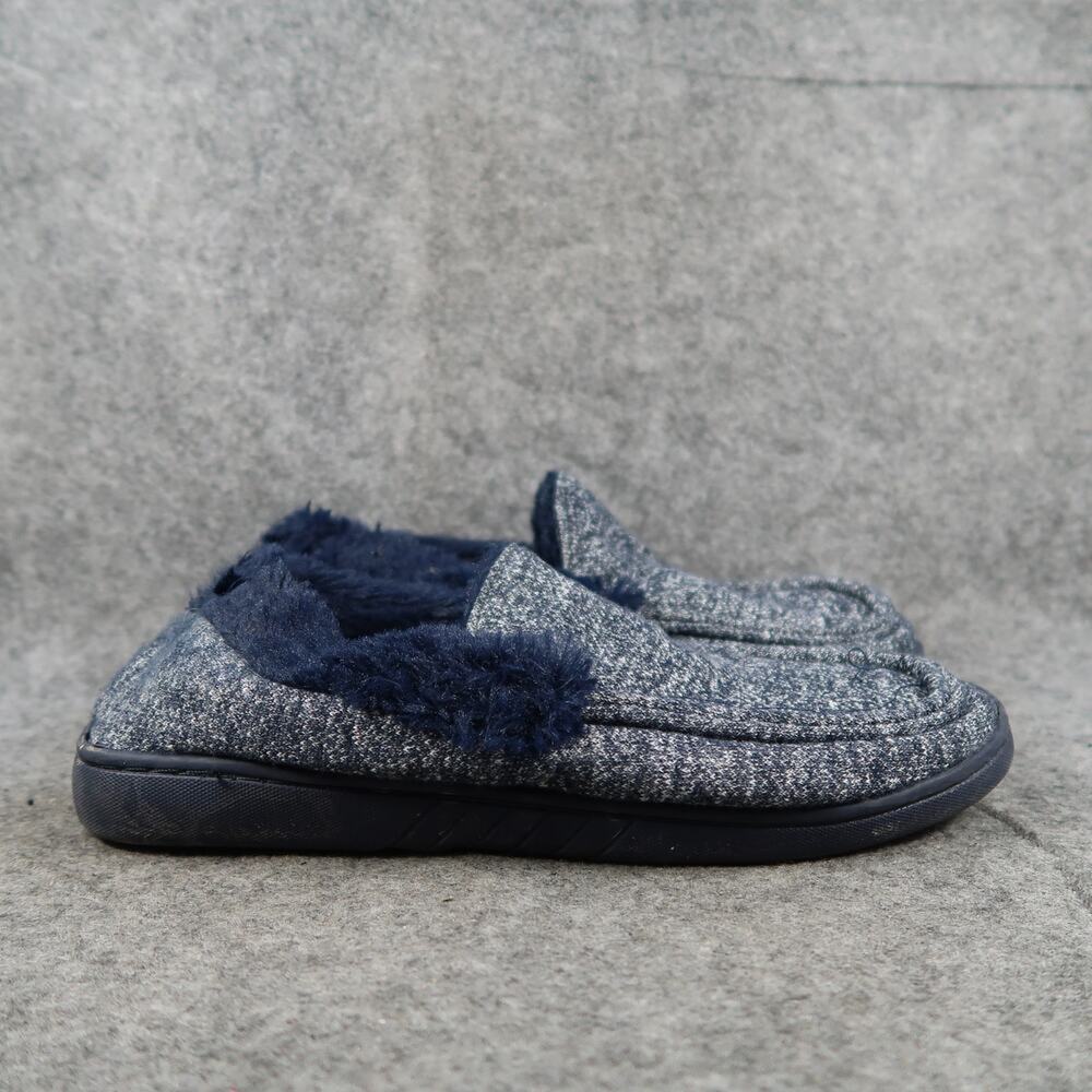 Slippers Shoes Womens 7 Casual Slip On On Loafer Lightweight Comfort Blue Flat